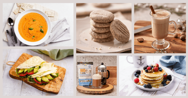 A collage of recipe pictures