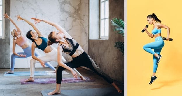 Woman exercising
