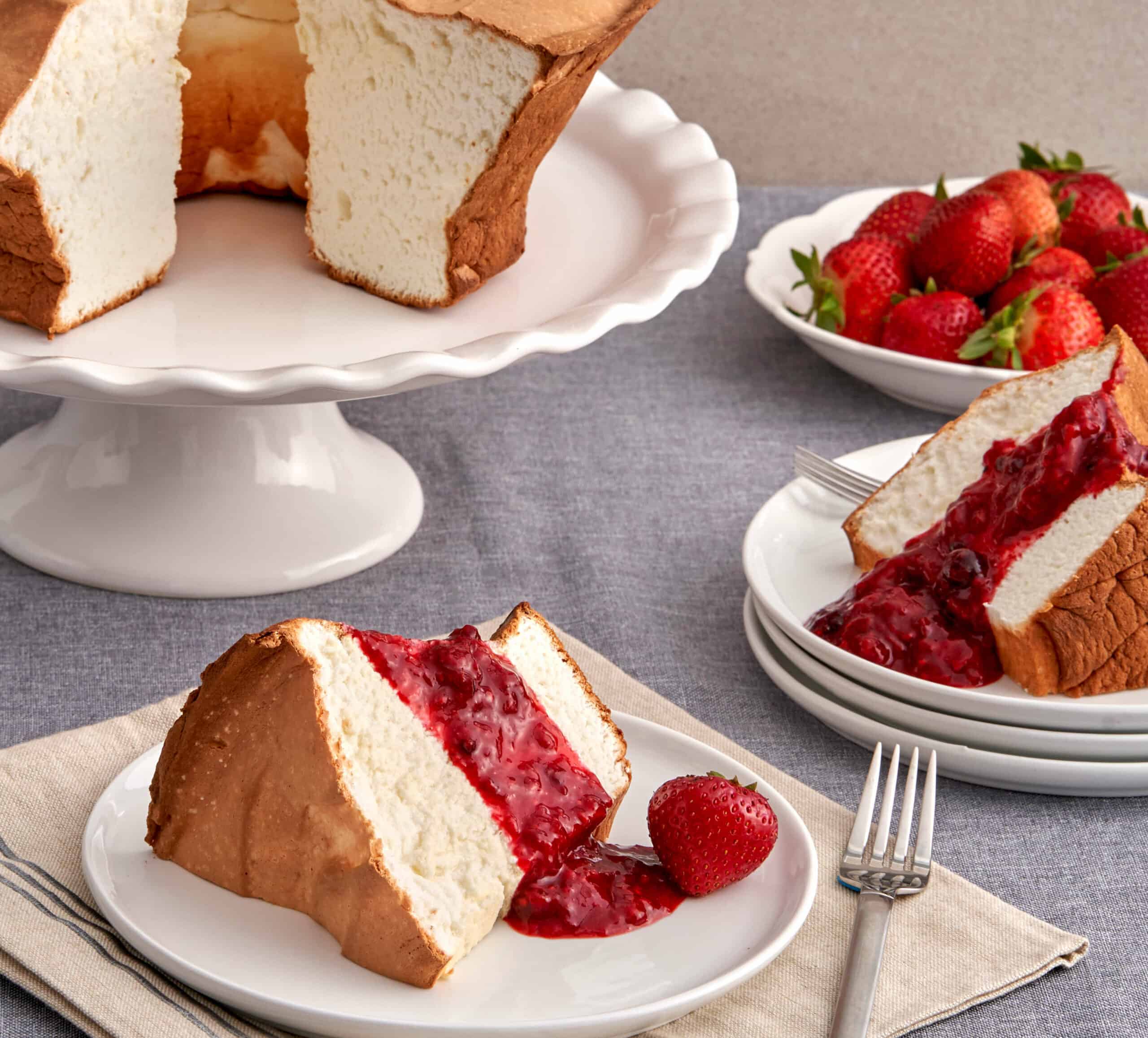 No Yolking™ Gluten-Free Protein Angel Food Cake | Muskoka Mornings