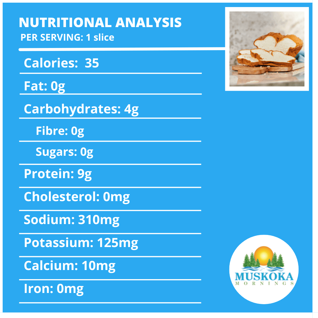 No Yolking™ Egg White Protein Bread Muskoka Mornings