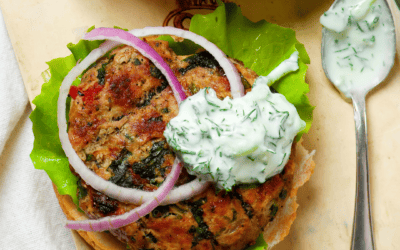 Apple & Dill Turkey Burgers