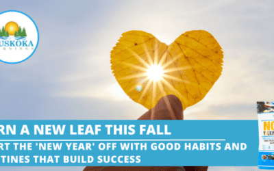 A Time for New Routines and Positive Habits