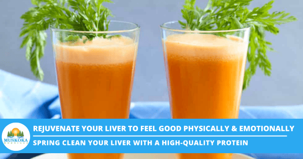 Image of smoothies to help clean liver